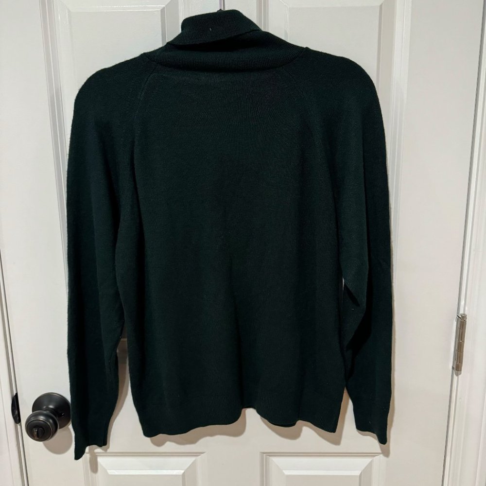 Vintage Designer's Originals Green Turtleneck Sweater Made in USA - Size Large - Picture 7 of 7